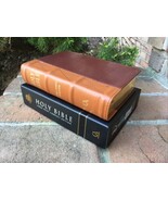 Compact KJV Genuine Leather Bible | Large Print 10 Point Font | Ribbed - $76.94 CAD