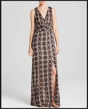 Nwt Anthropologie Joella Sleeveless Faux Wrap Maxi Dress By Ella Moss L - £56.29 GBP