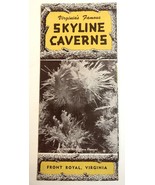 1950s Skyline Caverns Front Royal Virginia Advertising Tourist Brochure  - $13.35 CAD