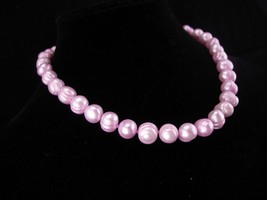 LARGE Baroque pearl necklace / pink choker / freshwater choker / wedding jewelry - £100.46 GBP