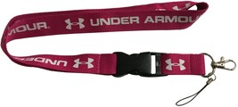 Universal Under Armor Lanyard Keychain ID Badge Holder Pink - $7.99