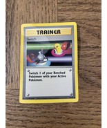 1999 Pokemon Trainer Card Switch 95/102 - $7.47