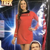 Rubies Star Trek Uhura Classic Red Sexy Mini Dress Adult Costume Small 6-10 NEW - £23.34 GBP