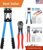 iCrimp Battery Cable Lug Crimping Tool for 8, 6, 4, 2, 1, 1/0 AWG Heavy ... - $57.64