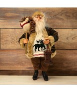 Christmas 16” Santa Figure Celebrate It Rustic  Decoration 233026 - £17.11 GBP