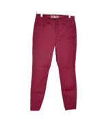 New York Rewash Wine Jeans Raw Hem Size 9 - $27.20 CAD