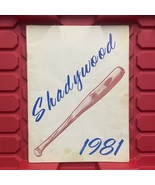 Shadywood Baseball Association Youth Baseball League Ohio Yearbook Vinta... - $256.84 MXN