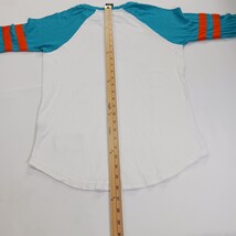 Miami Dolphins NFL Football Team Apparel 3/4 Sleeve Cotton T-Shirt Size Small  image 7