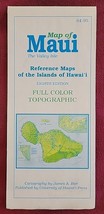 Map of Maui, The Valley Isle - 8th edition, James A. Bier - £7.52 GBP
