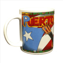 Puerto Rico Colorful Frog Collectors Coffee Cup Mug 8 oz - £8.11 GBP