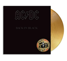 AC/DC Back In Black Vinyl New! Limited 50TH Gold Lp! You Shook Me All Night Long - £33.29 GBP