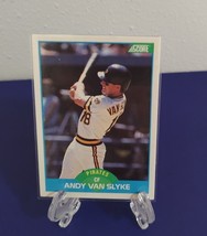 1989 Score Pittsburgh Pirates Baseball Card #174 Andy Van Slyke - £1.27 GBP