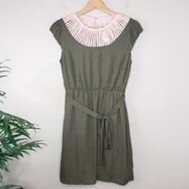 NWT Esley | Olive Green Caged Neckline Dress, size small - $24.18