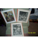 lot of {3} vintage prints  {from magazines} - £18.69 GBP
