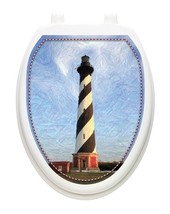 Cape Hatteras Lighthouse Removable Reusable Lid Decor Toilet Tattoos - $410.07 MXN
