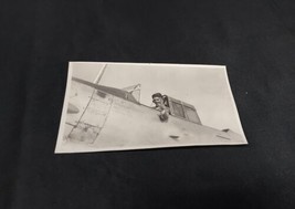 Original US AIR FORCE Plane Airplane Photo With Pilot Soldier MARKINGS O... - £22.27 GBP