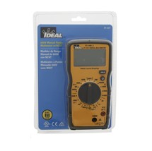 IDEAL Industries INC. 61-327 600V Manual Range Multimeter w Leads Free Ship - €23,44 EUR