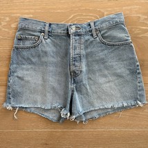 Everlane The Relaxed 90&#39;s High Rise Cut-off Denim Jean Shorts sz 28 - £29.85 GBP