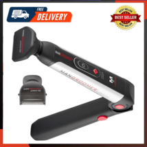 Back Shaver With 2 Shock Absorber Flex Heads Power Hinge Extreme Reach H... - £71.40 GBP