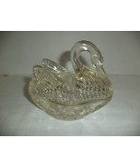 24% Lead Crystal Swan Trinket Holder - $187.29 MXN