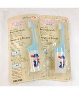 Vintage Tiny Tykes Musical Toothbrush SET 2 Kids Toddler Chimes Baseball... - €18,91 EUR