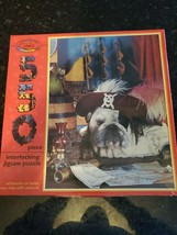 Vintage Ceaco Pirate Ship Bulldog 550 Piece Puzzle 18 by 24 number 2116 ... - $12.34