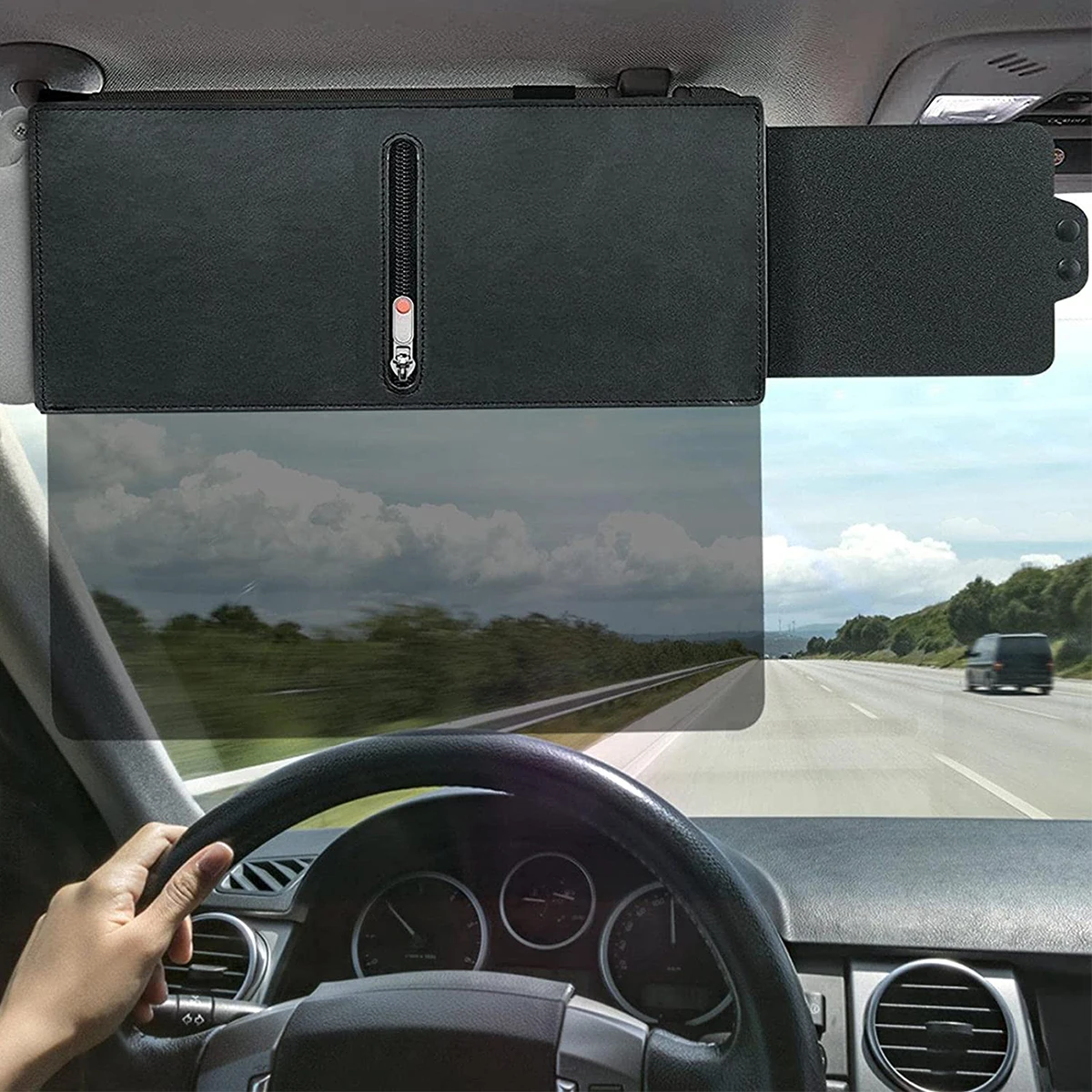 Polarized Sun Visor Anti-Glare Sunshade Extender with Polarized Lens Adjustable - £11.04 GBP