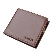 Personalized Wallets Men High Quality PU Leather for Him Engraved Wallets Men Sh - £19.88 GBP