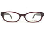 Escada Eyeglasses Frames E1069 Shiny Dark Red Brown Marble 51-18-140 - $55.91