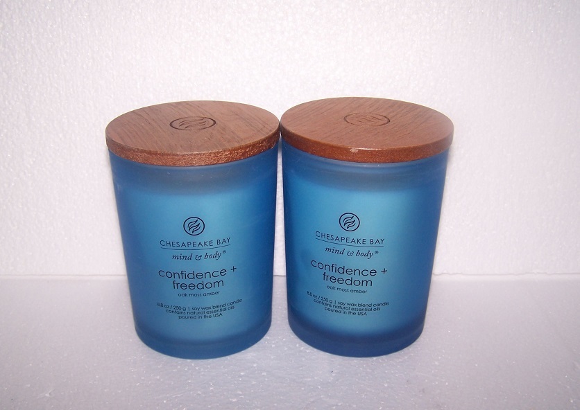 Primary image for Chesapeake Bay Mind & Body Confidence Freedom Oak Moss Amber Candle- Lot of 2 