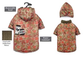 Camo Fleece Dog Coat Warm Soft Sherpa Thermal Thermapet All Wheather Protection - £29.63 GBP+