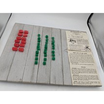 Vintage 1961 Monopoly Edition Game Replacement Motels Houses Instructions Short - £7.80 GBP