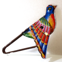 TIN SINGING BIRD ✱ Vintage Small Litho Tin Toy ~ 60´s? - WORKING - £54.50 GBP