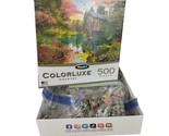 RoseArt Sunset at the Mill 500 Piece Colorluxe Jigsaw Puzzle Country Series - $13.06
