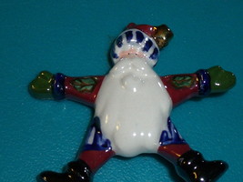  Boyds Bears Ceramic Santa Enamel/Painted  &quot;Star&quot; Pin from 2002 - $29.00