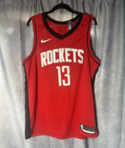 Houston Rockets James Harden Nike Swingman Jersey Mens Size XL NBA Red W... - £31.80 GBP