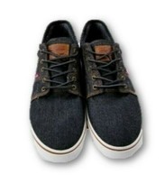 Levi&#39;s Kaiden Mens Black Denim Shock Absorbing Comfort Removable Insole 9.5 New - £19.77 GBP