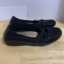 Earth Spirit Shoes Womens 10 Peni Slip-On Black Patent Leather Flats WME... - $420.89 MXN