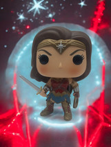 Loose Funko Pop DC Justice League Movie Wonder Woman Toy Vinyl Figure #206 - $11.87