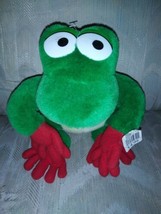 Selector Toy &amp; Co Tree Frog Plush 12&quot; Red Green Yellow Ages 3+ Made In China... - £10.05 GBP