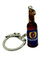 Handmade LAGER  BOTTLE KEYRING fab GIFT BAG miniature KEYCHAIN gift MINI... - $9.26