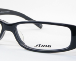 STING by DE RIGO VS6353 09WR Black /White /Silver EYEGLASSES GLASSES 54-... - $1,225.91 MXN