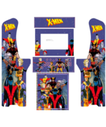 Xmen Purple AtGames legends Ultimate Mini Design Arcade Cabinet vinyl si... - $95.00+
