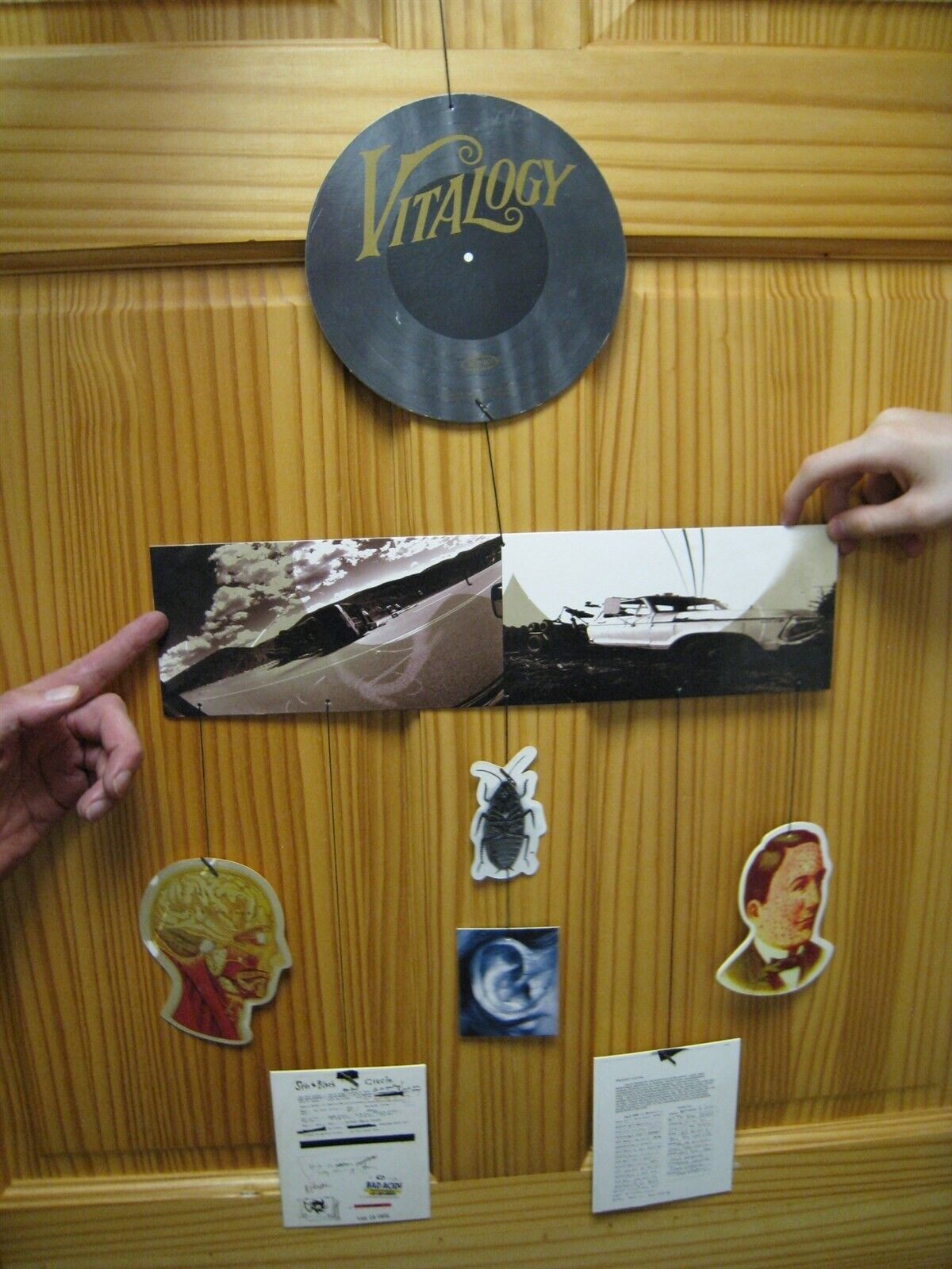 Pearl Jam Vitalogy Mobile Not a Poster CD Tshirt Album T Shirt - $357.89