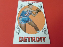1969/70 Howie Komives #71 Topps Detroit Basketball Nm / Mint Or Better - £118.63 GBP