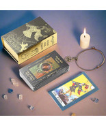 Beginner Tarot Deck With Meaning Keywords, Silver Black Gold Foil Premiu... - $92.87 CAD