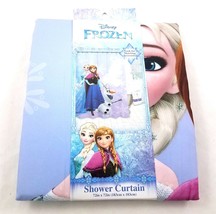 Disney Brand Frozen Shower Curtain Sisters Elsa Anna Olaf Multi Color 72... - $24.74
