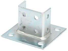 B-Line B281SQZN Post Base 1-5/8&quot; X 1-5/8&quot; Side By Side Channel 6&quot; X 6&quot; - $825.73 MXN