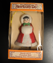 Jasco Christmas Ornament L&#39;il Chimers Heirloom Doll Handcrafted in Taiwan Boxed - £6.38 GBP