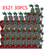 30PCS Military Building Blocks Medieval Time Roman Action Soider Figures... - $875.64 MXN
